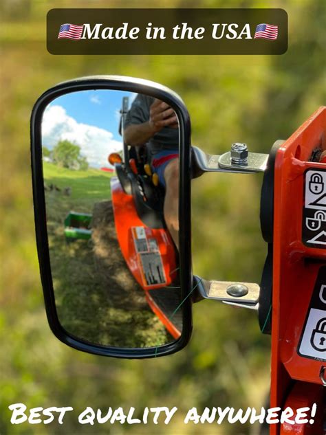 magnet mount mirrors for tractor or skid steer|emp magnetic tractor mirrors.